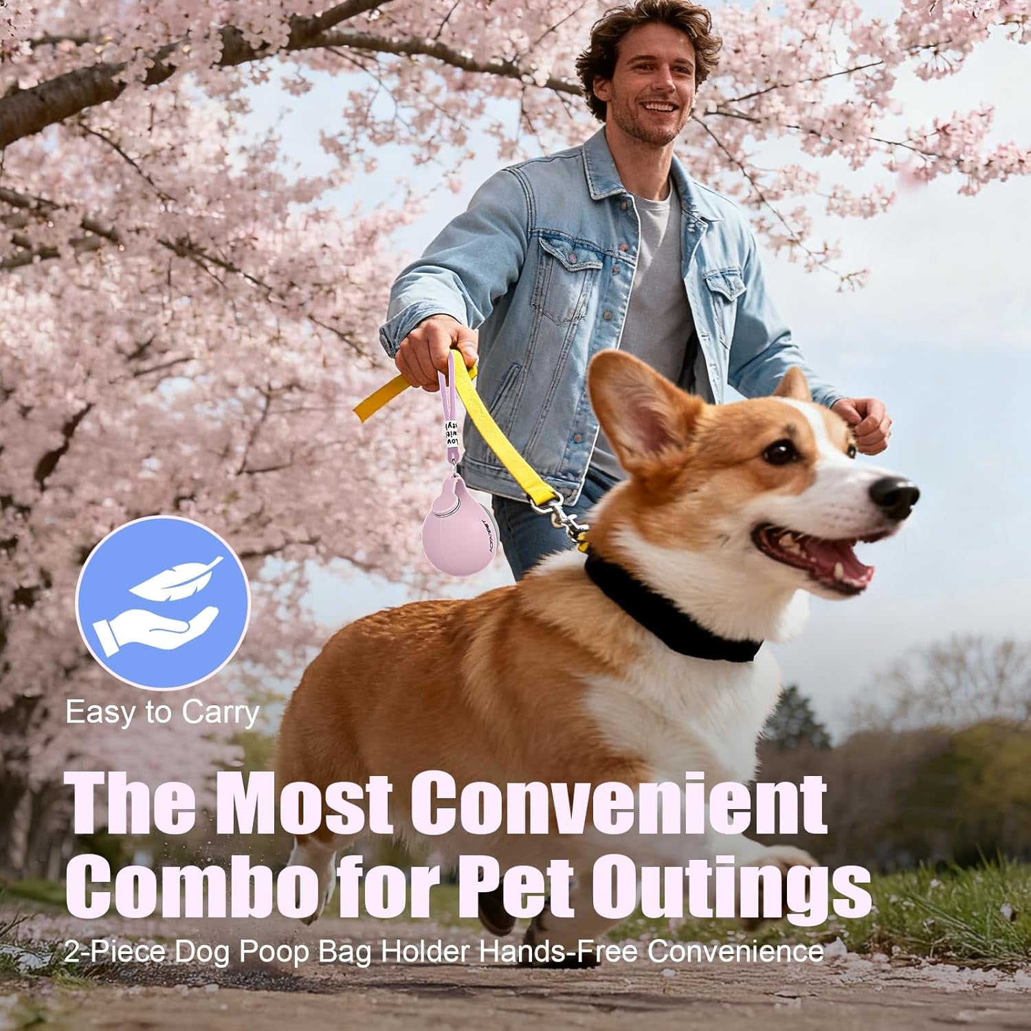 Stainless Steel Portable Dog Water Bottle with Bowl - 10oz No-Spill Travel Dispenser for Small Dogs, Ideal for Walking and Hiking