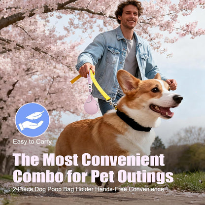 Stainless Steel Portable Dog Water Bottle with Bowl - 10oz No-Spill Travel Dispenser for Small Dogs, Ideal for Walking and Hiking