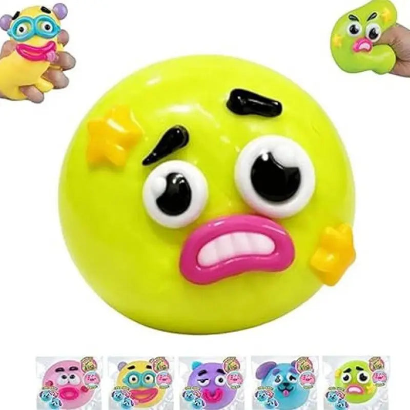 Dog Face Swap Sensory Fidget Toy - Soft, Moldable, Slow-Rising Stress Relief with Interchangeable Faces for Tactile Play