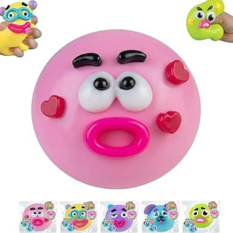 Dog Face Swap Sensory Fidget Toy - Soft, Moldable, Slow-Rising Stress Relief with Interchangeable Faces for Tactile Play
