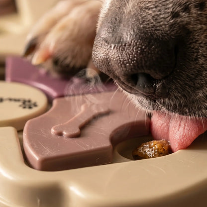 Interactive Dog Puzzle Toy and Slow Feeder Bowl - Level 1 Treat Dispenser for Mental Stimulation, Healthy Digestion, and Engaging Mealtime Activities