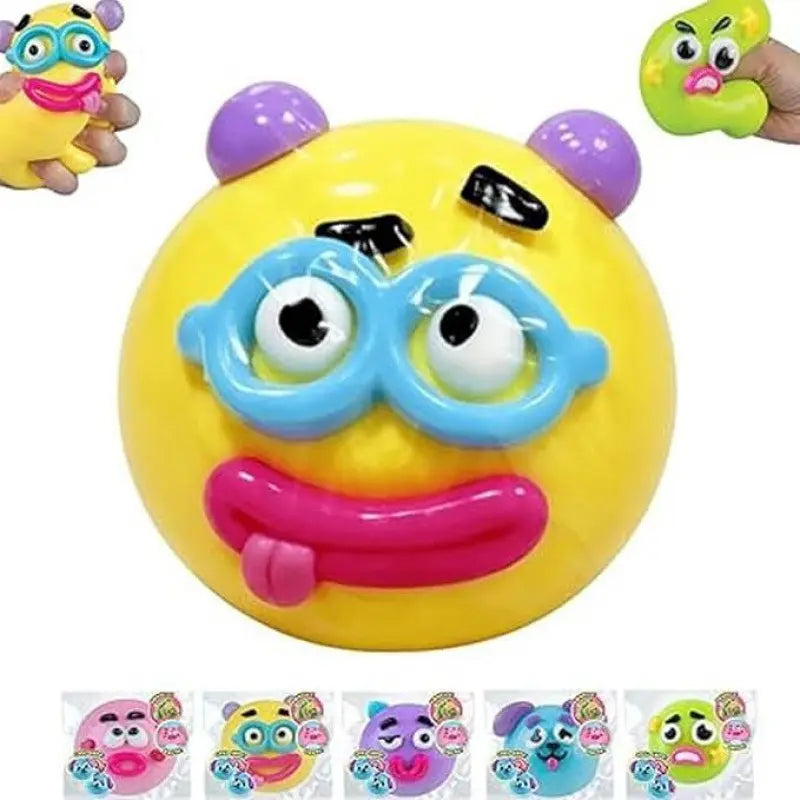 Dog Face Swap Sensory Fidget Toy - Soft, Moldable, Slow-Rising Stress Relief with Interchangeable Faces for Tactile Play